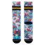 Men's socks XPOOOS Pizza King - Color: Light blue, Size: 39/42