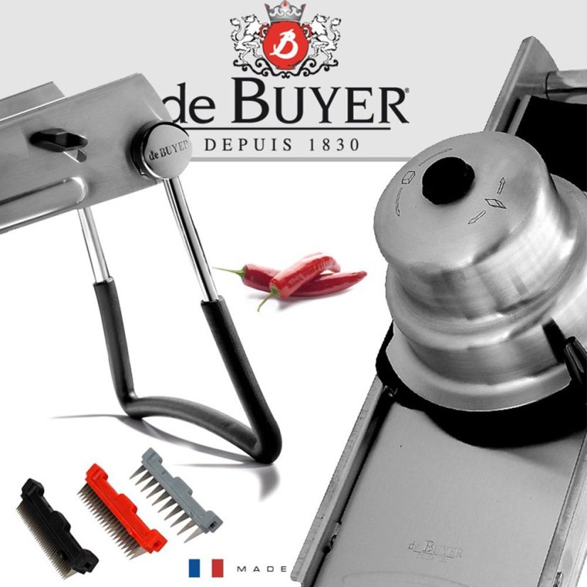 De Buyer Revolution 2012.01 stainless steel slicer