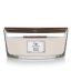 WoodWick Boat Candle, White Teak