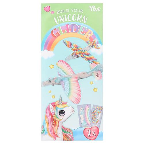 Latająca zabawka Ylvi Build your Unicorn Glider, zielona
