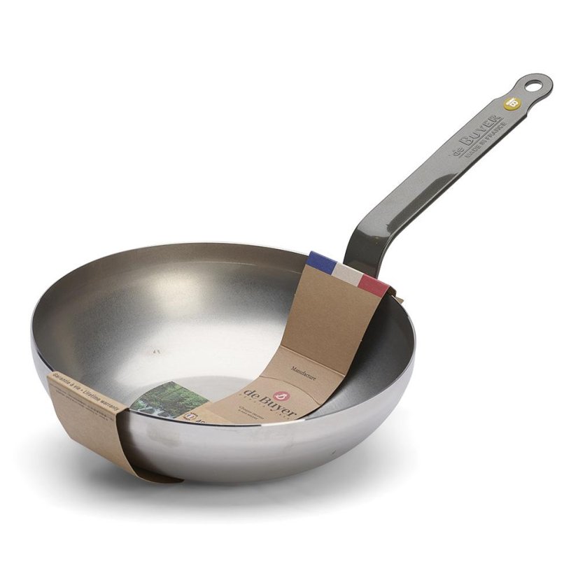 Patelnia WOK de Buyer Mineral B 5617.24, 24 cm