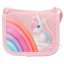 Ylvi Unicorn Rainbow neck wallet