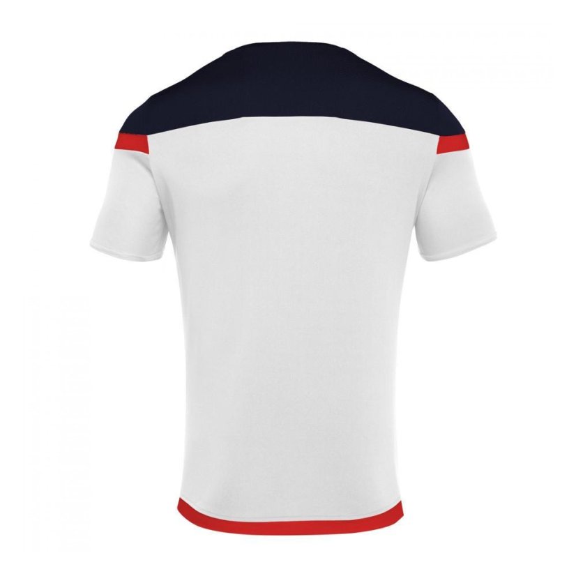Macron Titan SS Jersey - Color: Red/white, Size: L