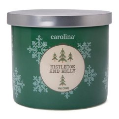 Svíčka Colonial Candle Carolina, Mistletoe & Holly