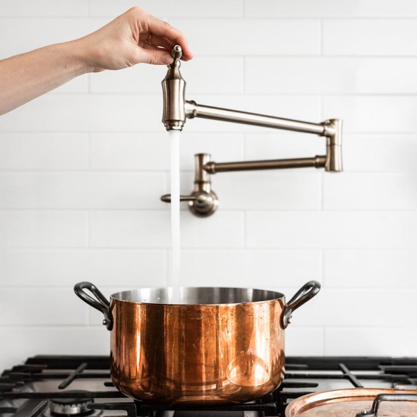 Pot with lid de Buyer INOCUIVRE 6466.20 copper