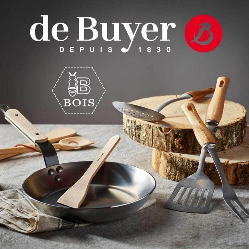 Stahlpfanne de Buyer Mineral B Bois 5710.26, 26 cm