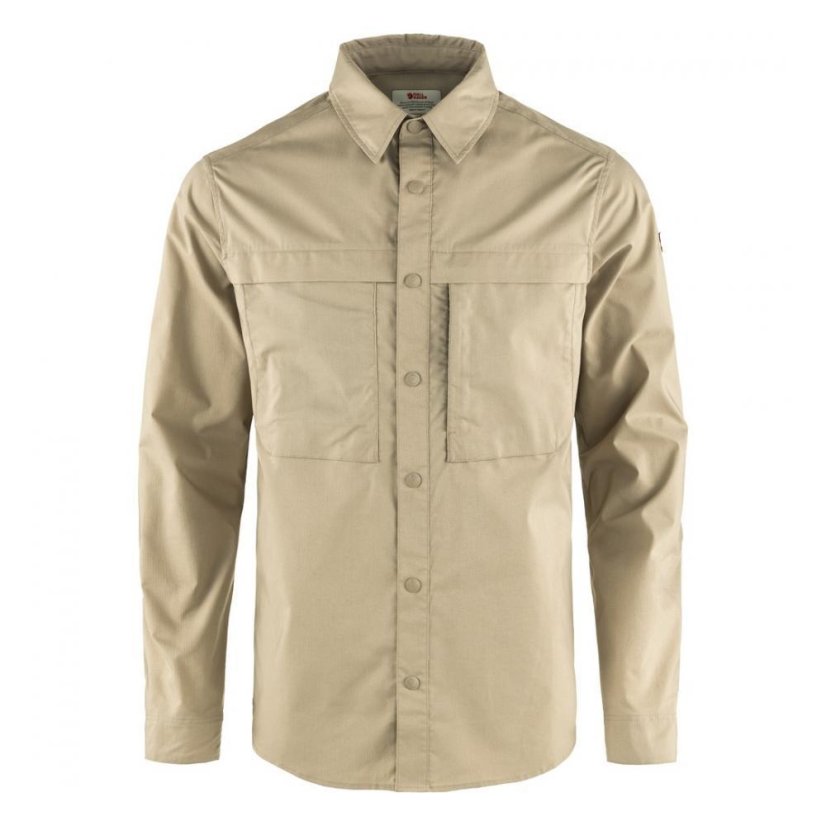 Pánská košile Fjällräven Abisko Trail Shirt LS M - Farba: Sivá, Veľkosť: S