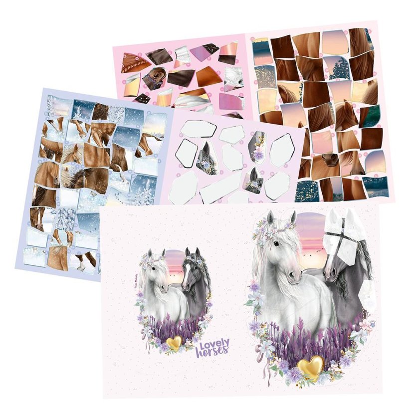 Kreatives Heft mit Zahlenaufklebern Miss Melody