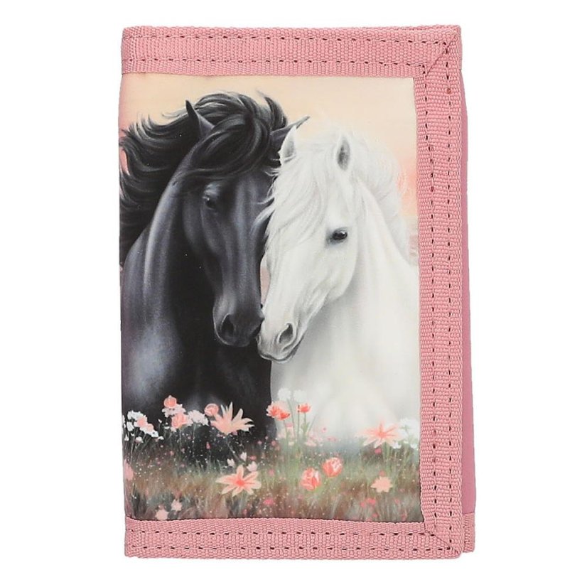 Miss Melody Children’s Velcro Wallet, Pair of Horses