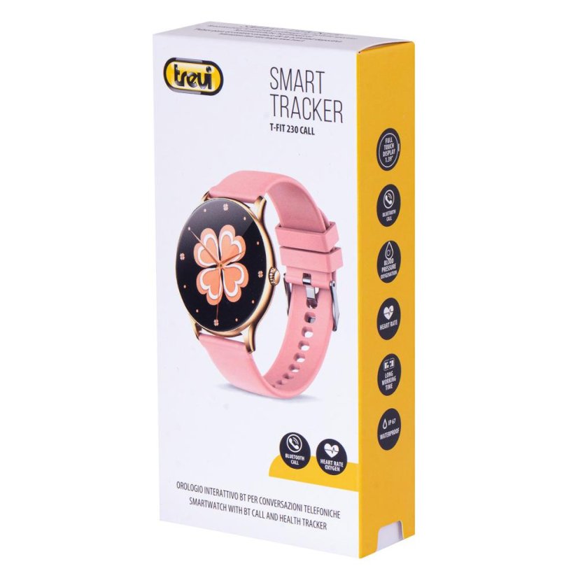 Trevi T-FIT 230 CALL PINK smartwatch, pink