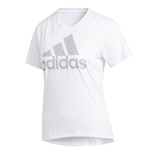 Women’s Adidas Badge of Sport Logo T-shirt - Color: Black, Size: S
