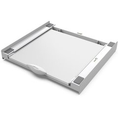 Universeller Zwischenraum zwischen Waschmaschine und Trockner mit Holzregal Meliconi Torre Green+, 656129 weiß