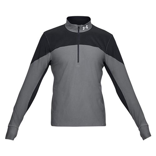 Under Armour Qlifier Half Zip Men's Running Shirt - Color: Black