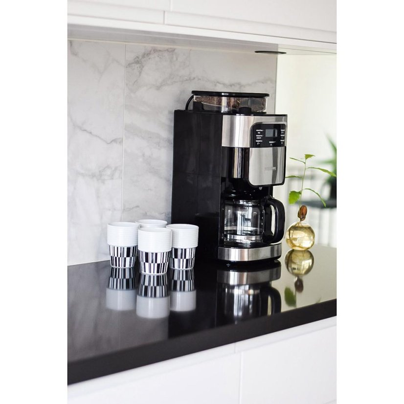 Severin KA 4810 automatic coffee maker with grinder, black