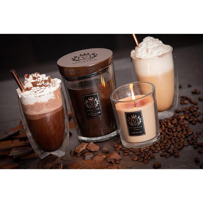 Svíčka Vellutier střední, Café Au Lait