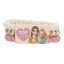 Set of 3 Top Model hair ties, pink and natural shades