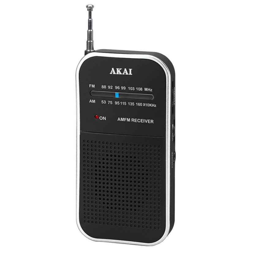 AKAI APR-350 čierne vreckové rádio