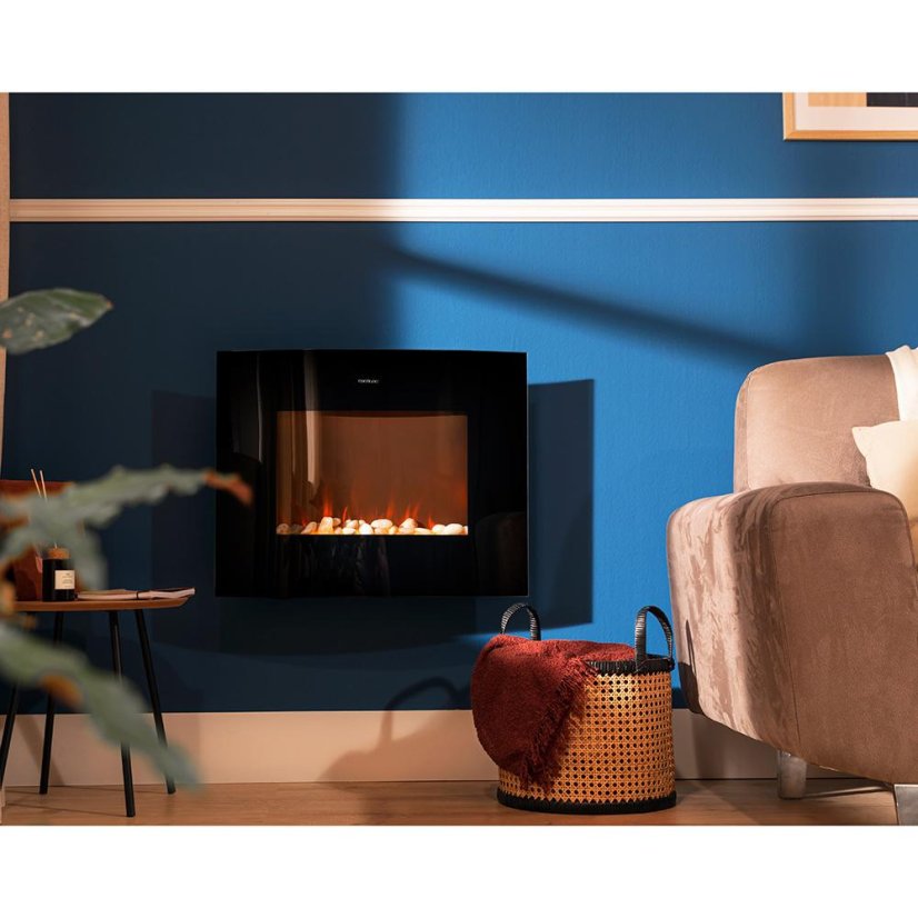 Elektrischer Kamin Cecotec ReadyWarm 2650 Curved Flames Connected 5814 schwarz