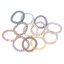 Set of three beaded hair ties Top Model – blue