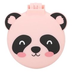 Skládací kartáč se zrcátkem Top Model, Panda