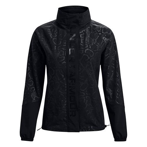Dámská bunda Under Armour Rush Woven Print - Barva: Černá, Velikost: M