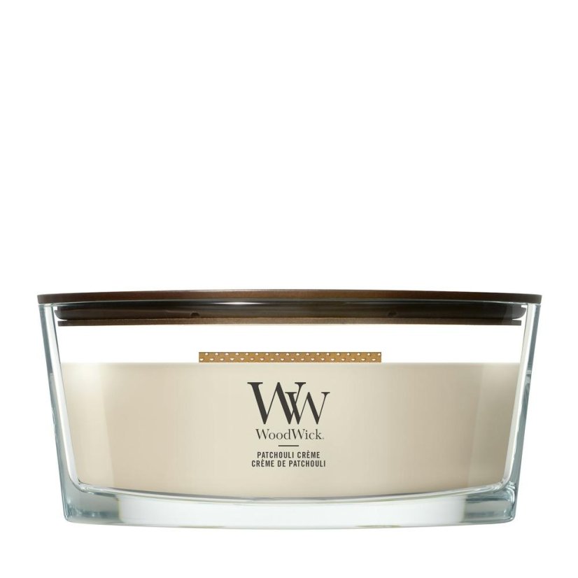 WoodWick Boat Candle, Patchouli Créme