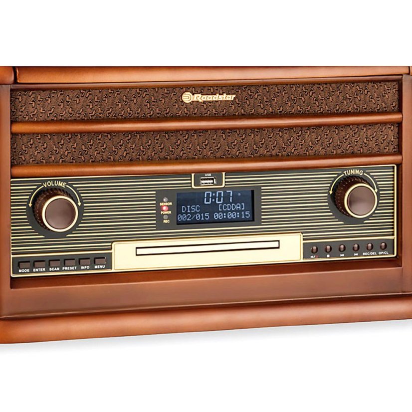 Gramofon Roadstar HIF-1996D+BT drewno