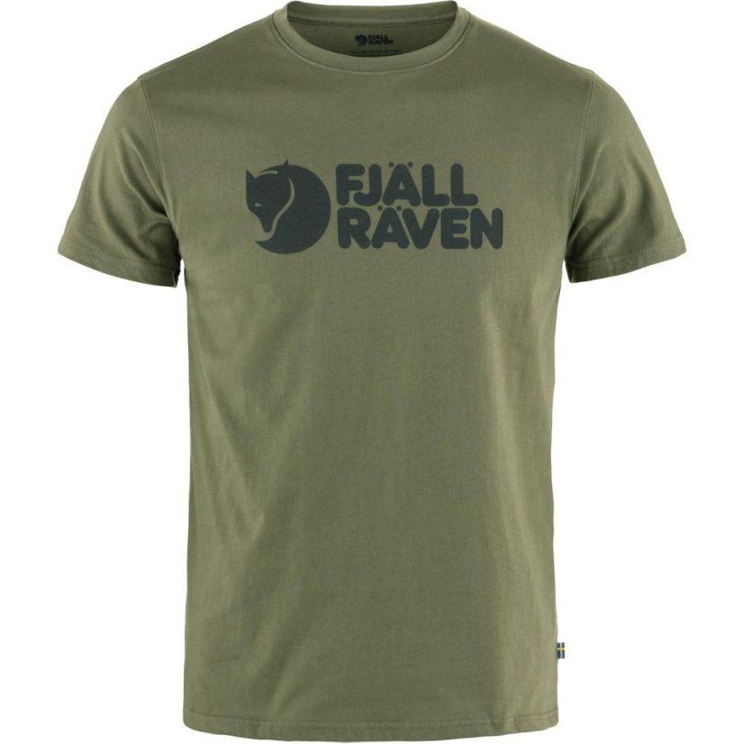 Pánské tričko Fjällräven Logo T-shirt M - Kolor: Żółty, Rozmiar: L