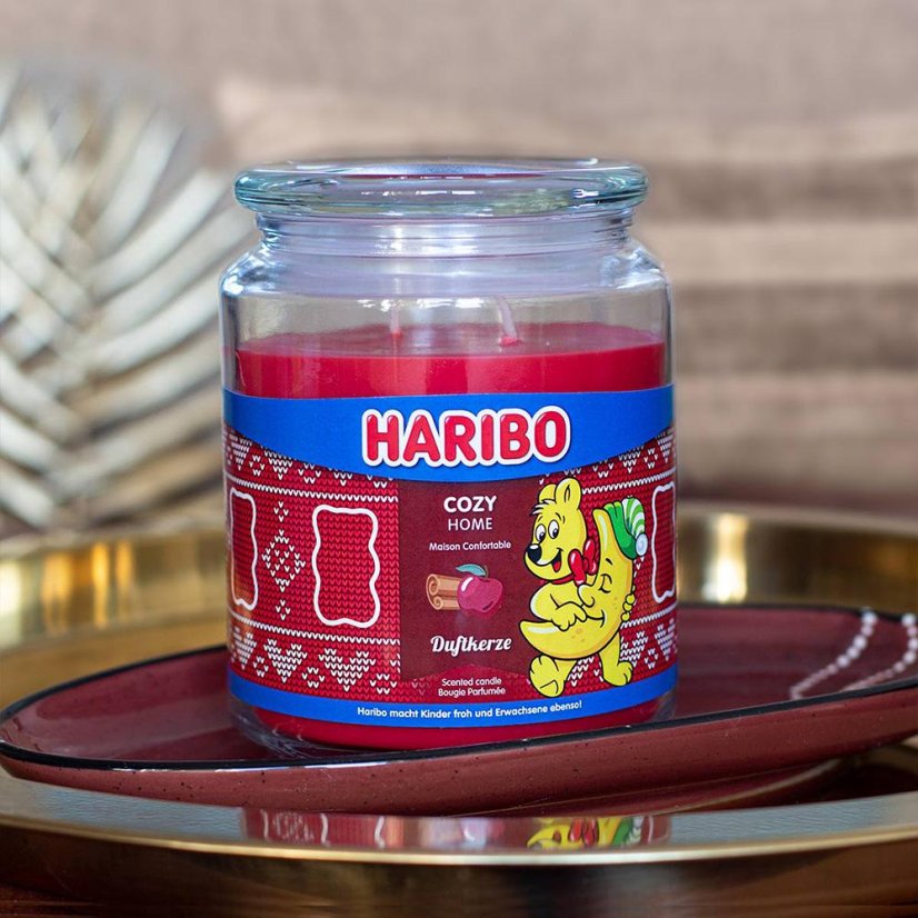 Große Haribo-Kerze, Cozy Home