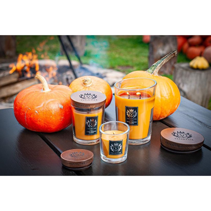 Vellutier-Kerze mittelgroß, Spiced Pumpkin Soufflé