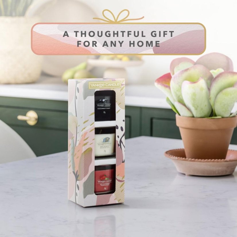 Yankee candle gyertyák ajándék szettje, 3 x 37 g