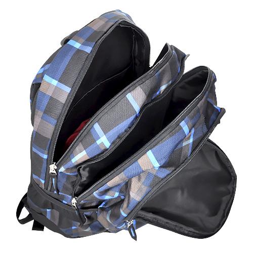 Target 3 Zip Classic Squate Blue 21429 Student Backpack