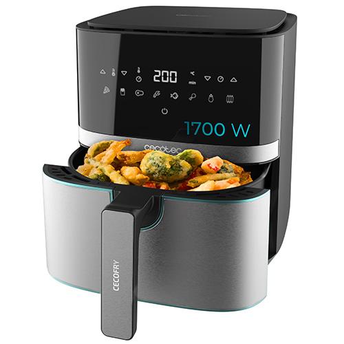 Heißluftfritteuse Cecotec CecoFry 3317 schwarz-silber