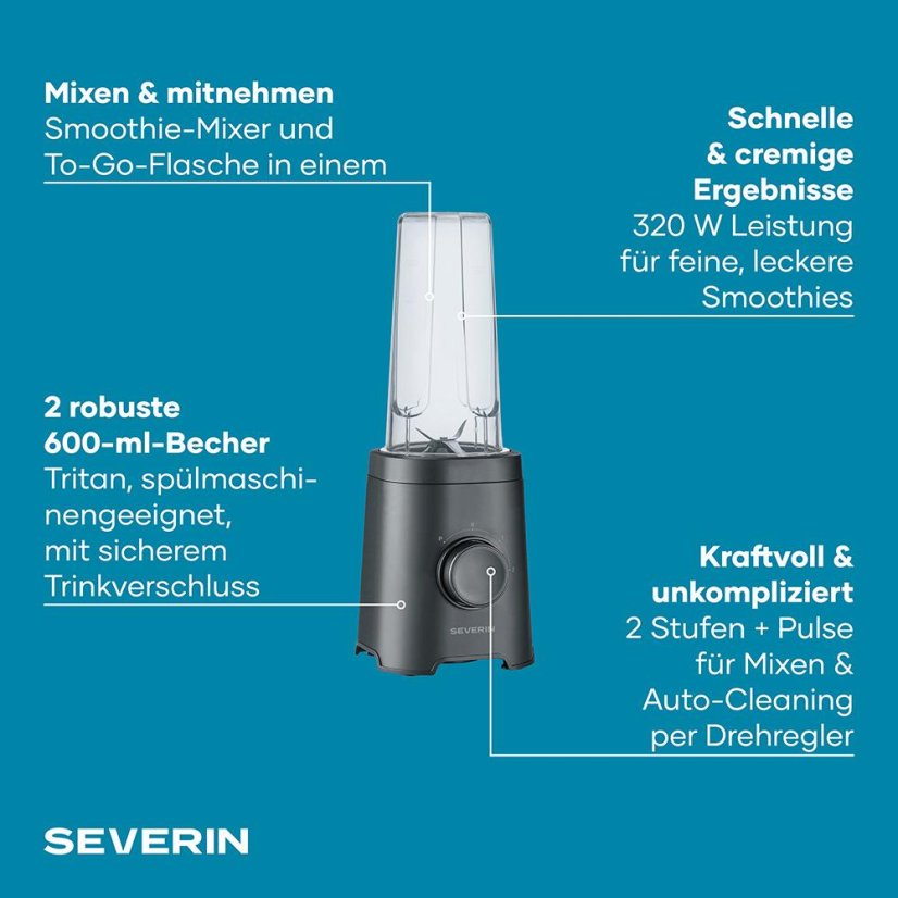 Smoothie turmixgép Severin SM 3743