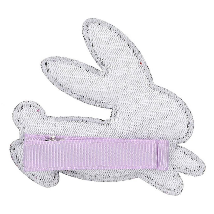 Princess Mimi Hair Clip – Sparkling Rainbow Bunny
