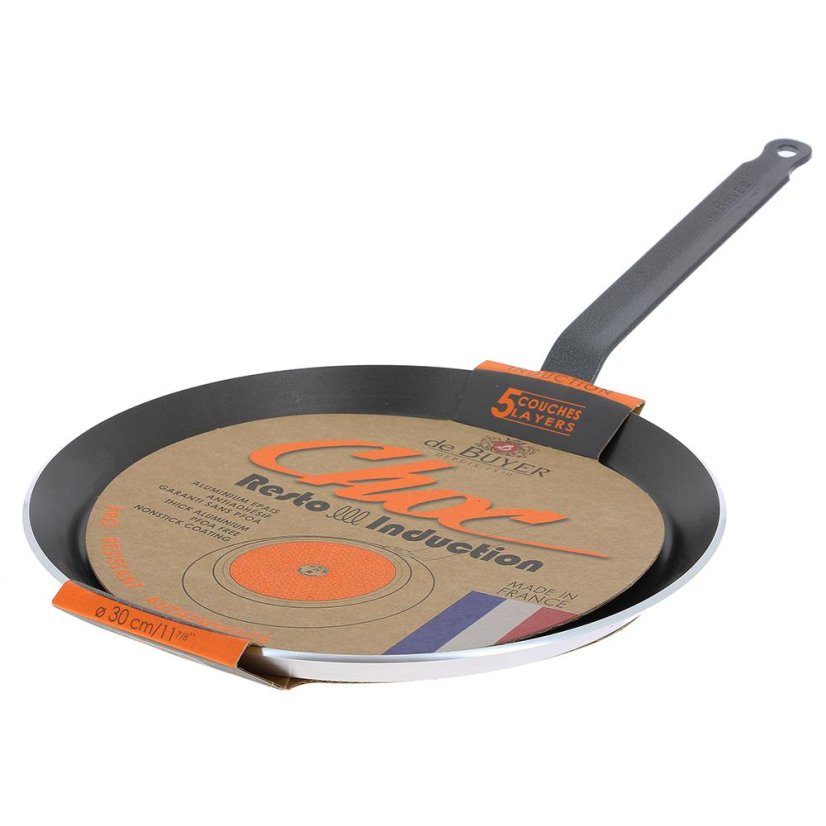 Antihaft-Pfannkuchenpfanne de Buyer Choc Resto Induction 8485.30, 30 cm