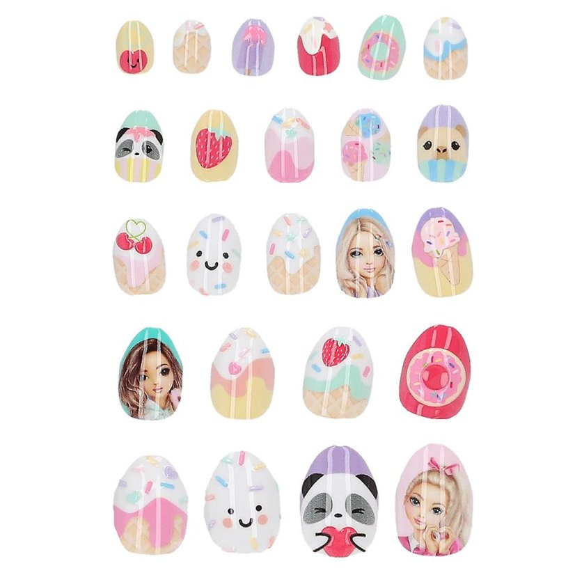 Top Model Beauty & Me Self-Adhesive Artificial Nails, Sascha