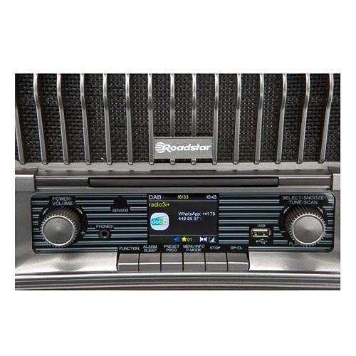 Roadstar HRA-270CD+BT radio, brown