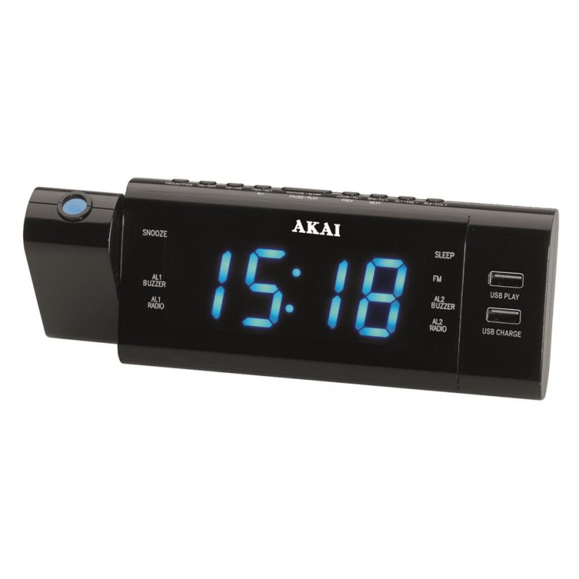 AKAI ACR-3888 čierny rádiobudík