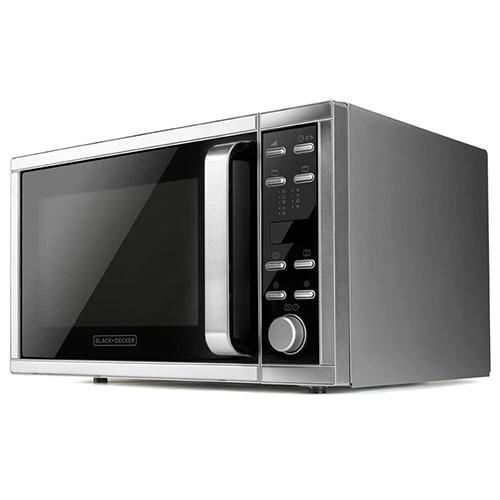 Black+Decker BXMZ901E digitális mikrohullámú sütő, ezüst