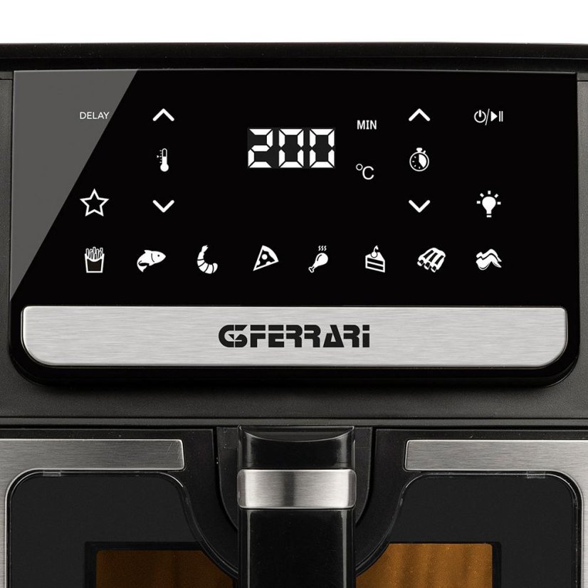 G3Ferrari Friggisano G1020700 black hot air fryer