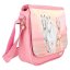 Crossbody Miss Melody, 3 horses running, pink