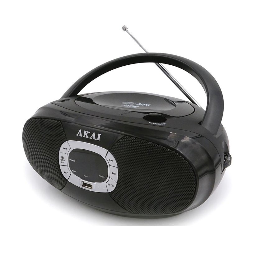 AKAI BM004A-614 Black Portable CD Player