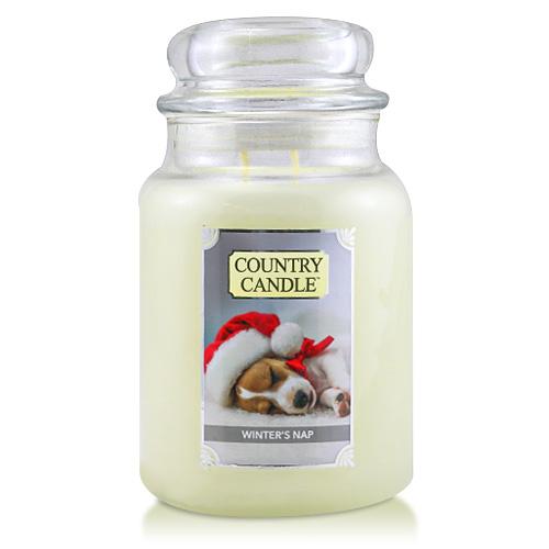 Świeca Country Candle duża, Winter´s Nap