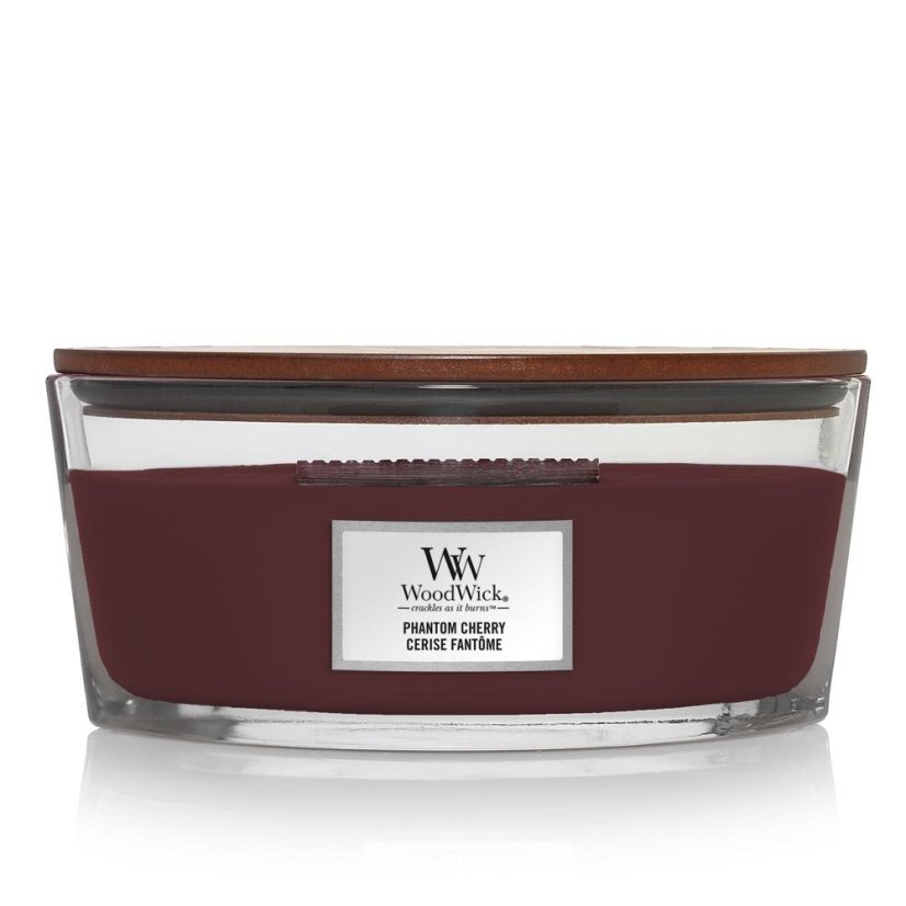 WoodWick Boat Candle, Phantom Cherry WoodWick Boat Candle, Phantom Cherry