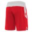 Fußballshorts Macron Tempel - Farbe: Rot/Weiß, Größe: M