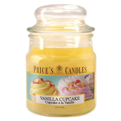 Świeczka Price's Candles mała, Vanilla Cupcake Świeczka Price's Candles mała, Vanilla Cupcake