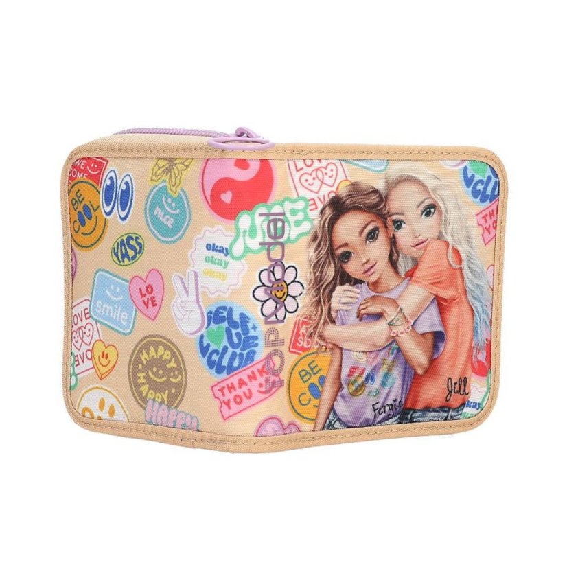 Top Model Girl Power fabric wallet with zipper, Fergie & Jill