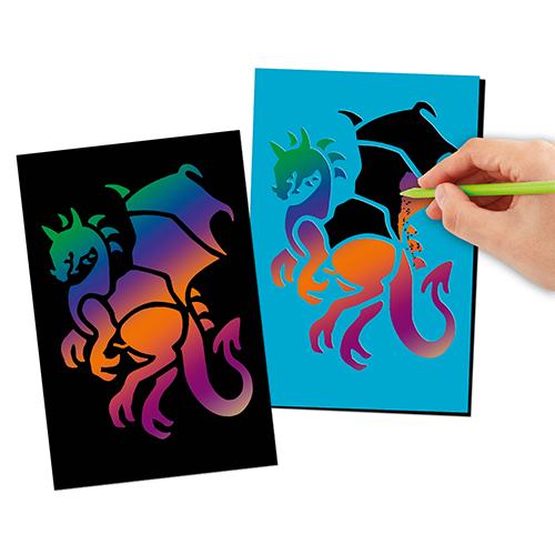 Dino World Dragon Worlds scratch pictures