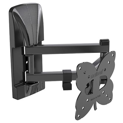 Kettős forgású TV-tartó (fal/gipszkarton) Meliconi SlimStyle Plus 100 SDR CG 480979 fekete